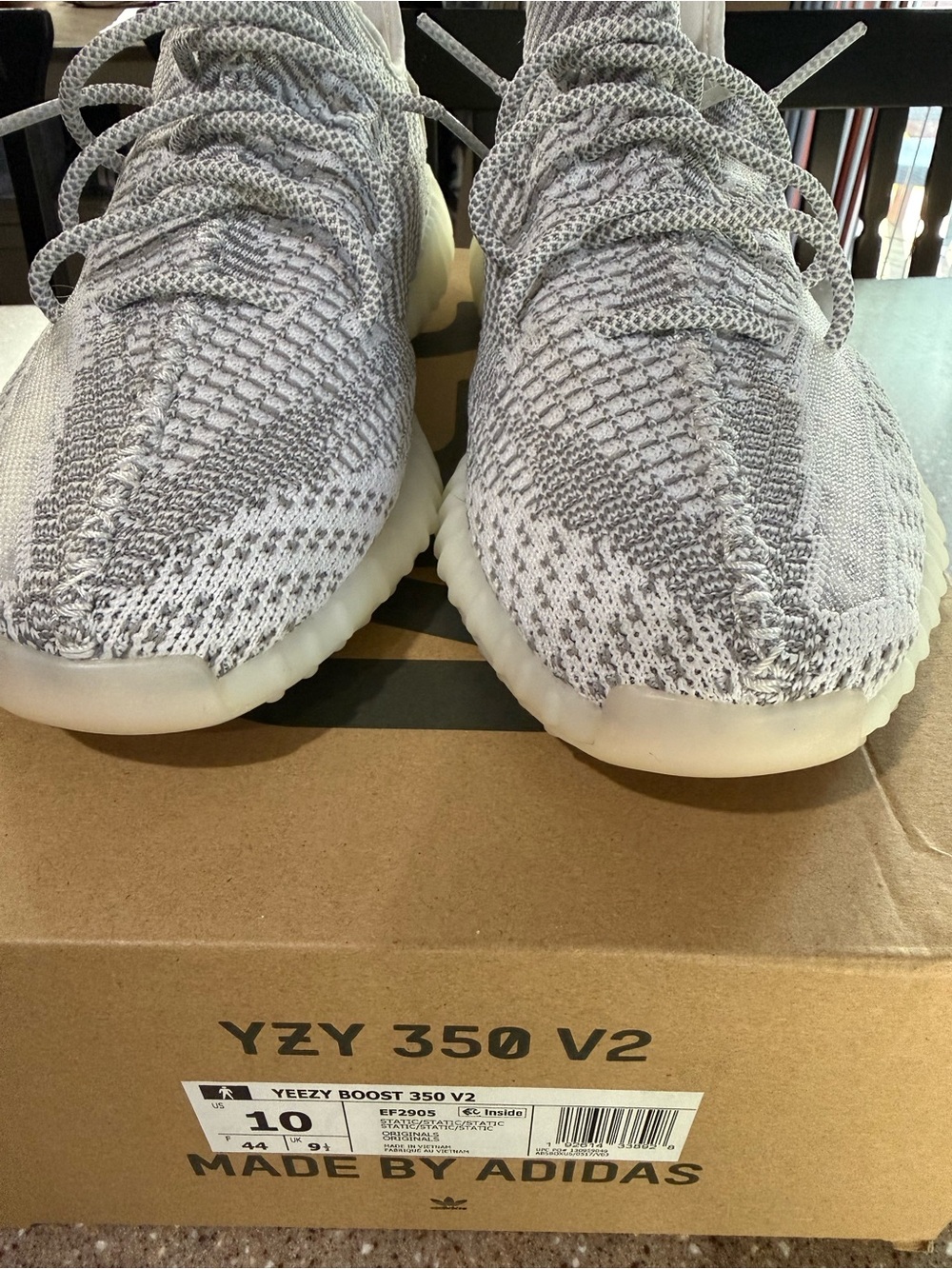 adidas Yeezy Boost 350 V2 — Light Gray/White